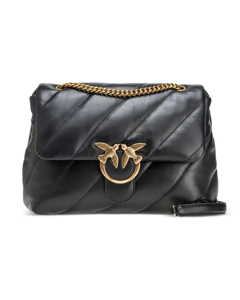 Pinko large Love Puff quilted shoulder bag - Schwarz Schwarz