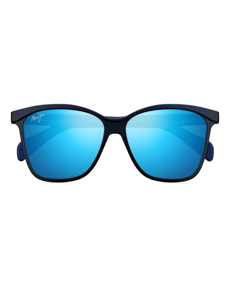 Maui Jim Liquid Sunshine Sonnenbrille mit eckigem Gestell - Blau Blau