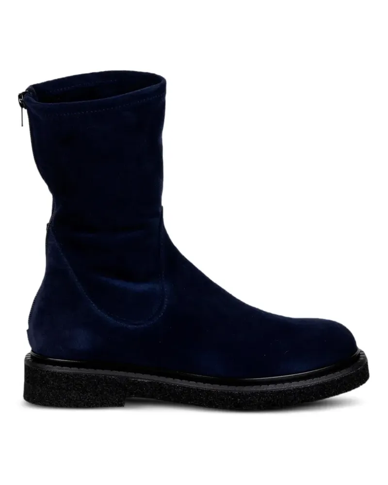 Guglielmo Rotta Stiefel mit Reißverschluss hinten - Blau Blau
