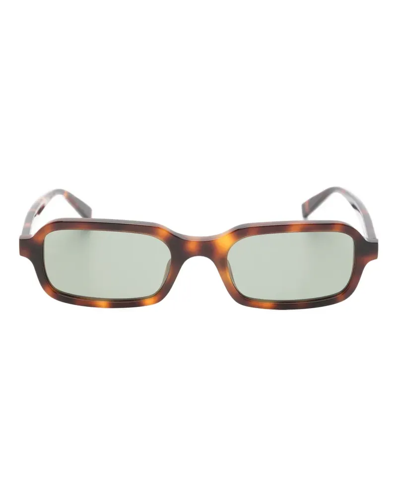 Saint Laurent rectangle-frame sunglasses - Braun Braun