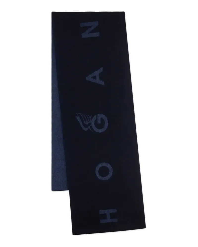 Hogan logo scarf - Blau Blau