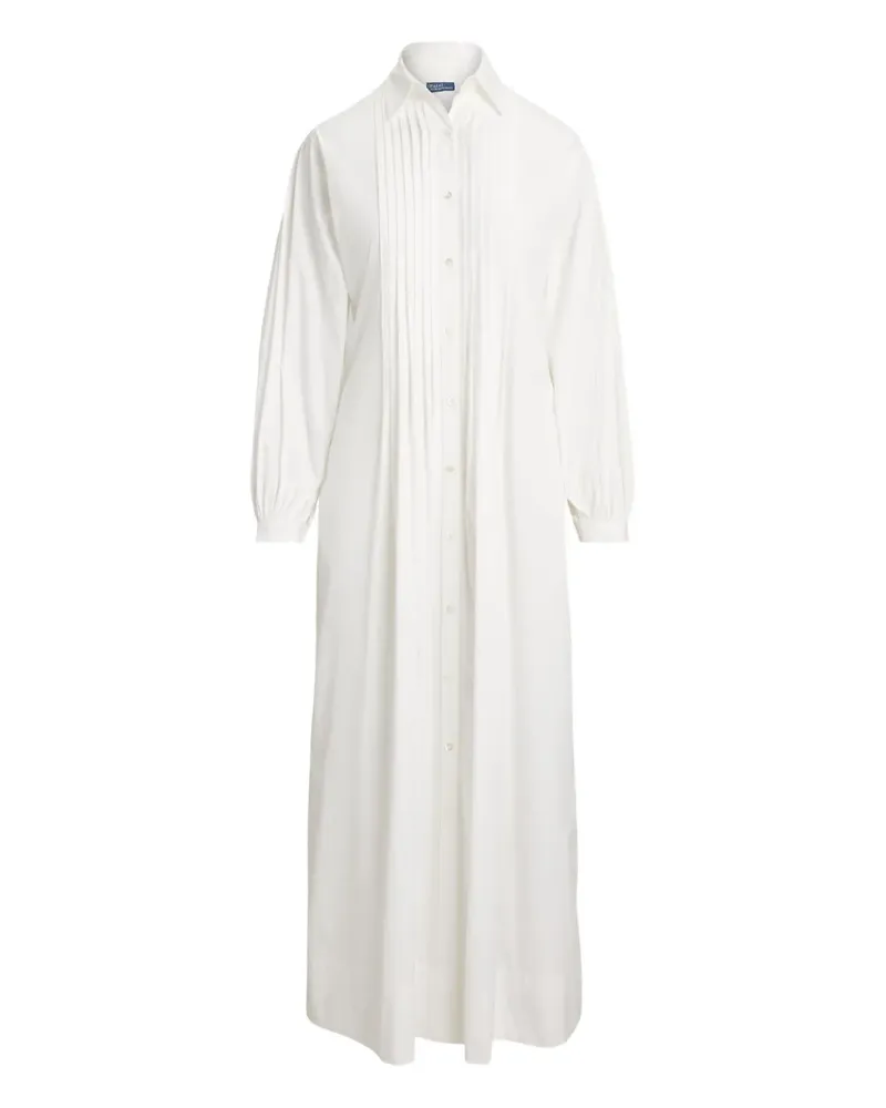 Ralph Lauren Kleid mit langen Ärmeln - Weiß Weiß