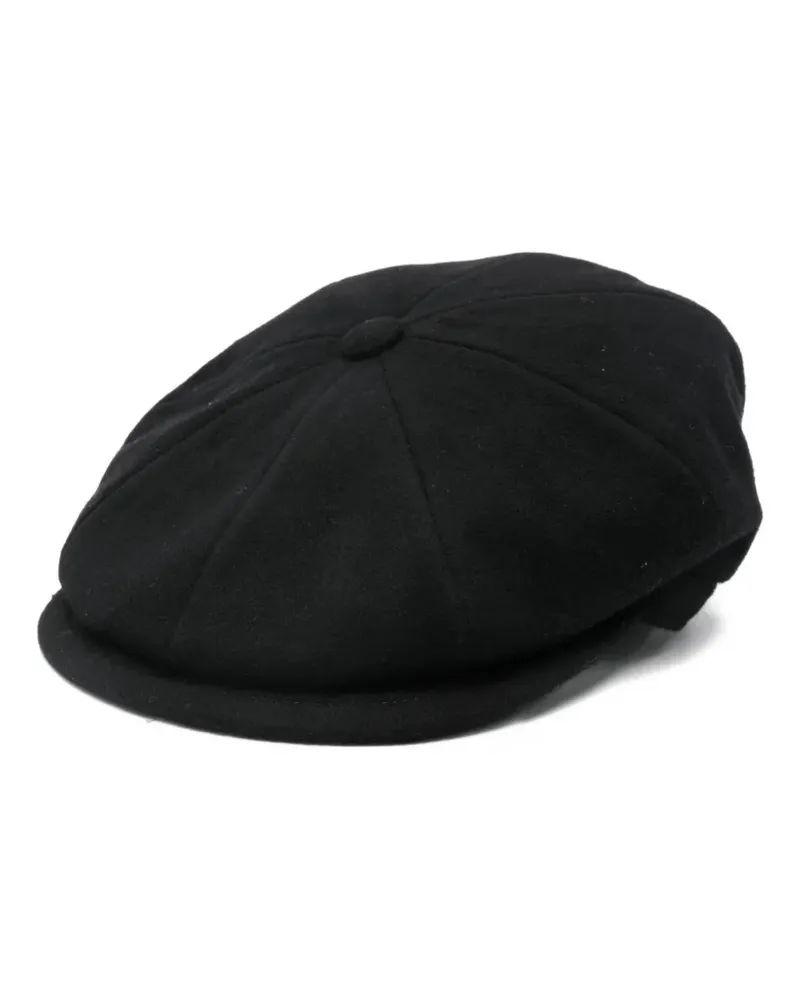 Tagliatore Baskenmütze mit Einsätzen - Schwarz Schwarz