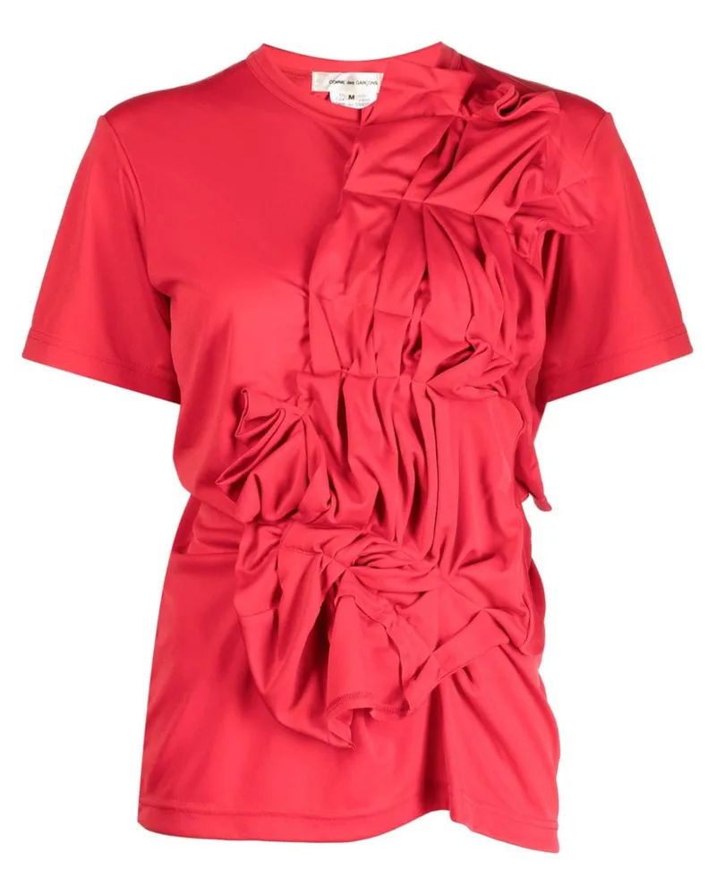 Comme des Garçons Asymmetrisches T-Shirt - Rot Rot