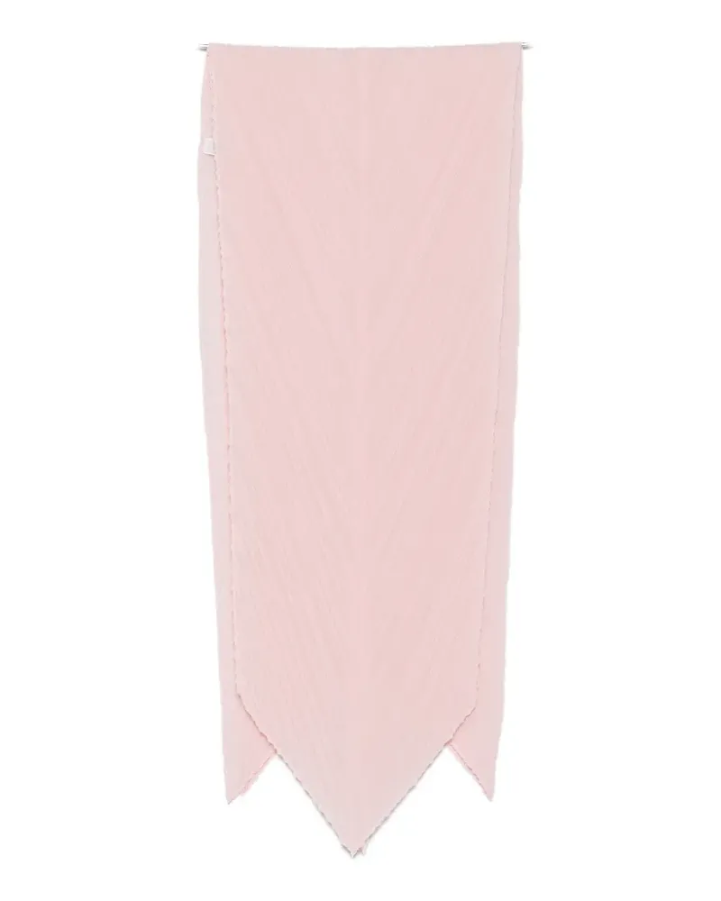 Issey Miyake pleated pointed-tip scarf - Rosa Rosa