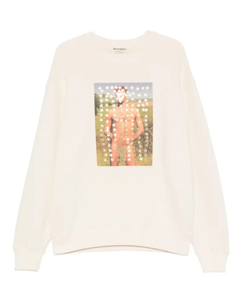 J.W.Anderson Sweatshirt mit grafischem Print - Nude Nude