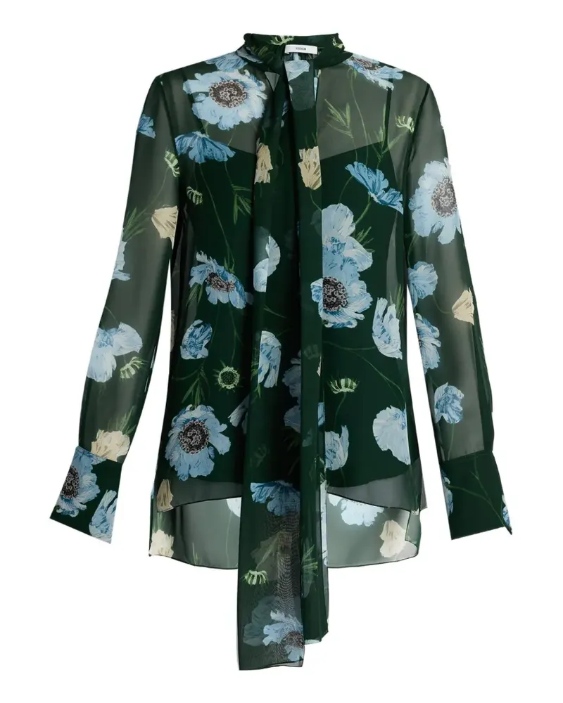 Erdem Hemd mit Blumenmuster - Grün Grün