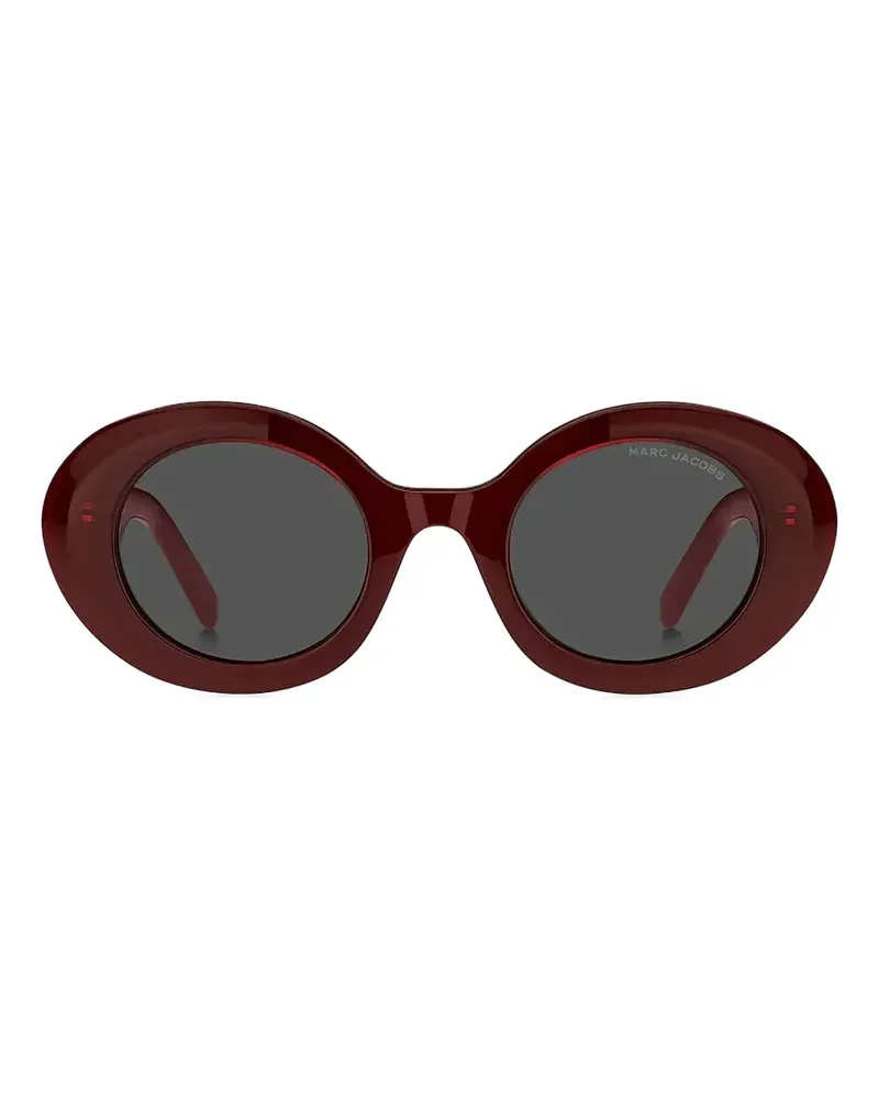 Marc Jacobs Sonnenbrille mit rundem Gestell - Rot Rot