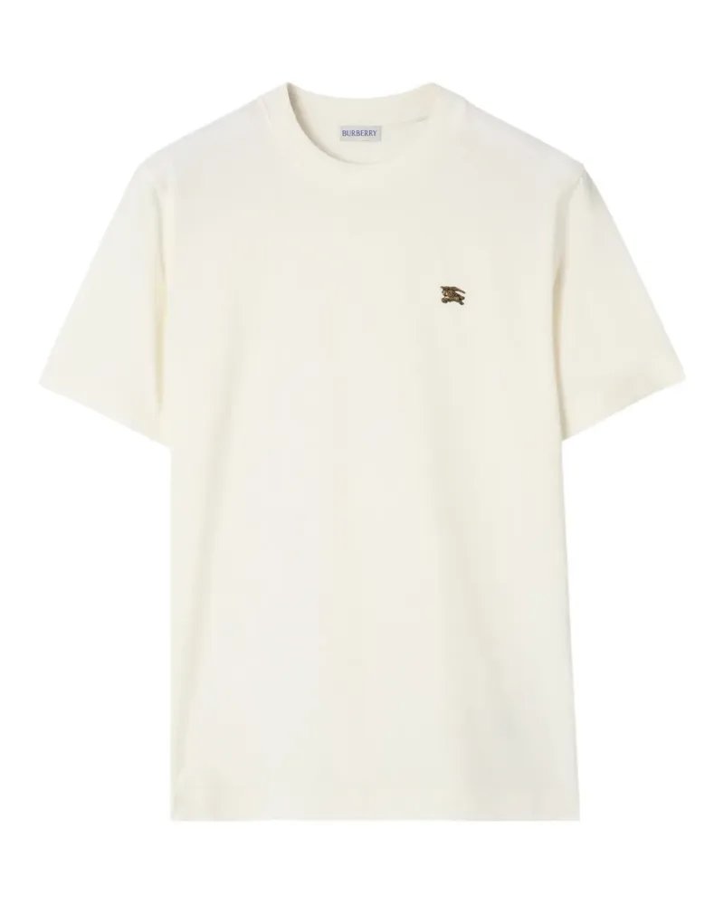 Burberry T-Shirt mit Ritteremblem - Nude Nude