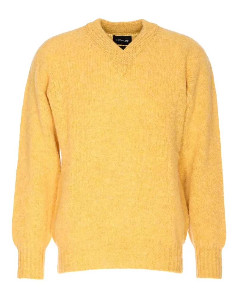 Howlin' Future Memories Pullover mit V-Ausschnitt - Gelb Gelb