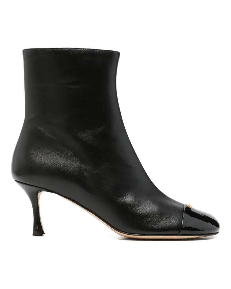 N° 21 cap-toe leather boots - Schwarz Schwarz