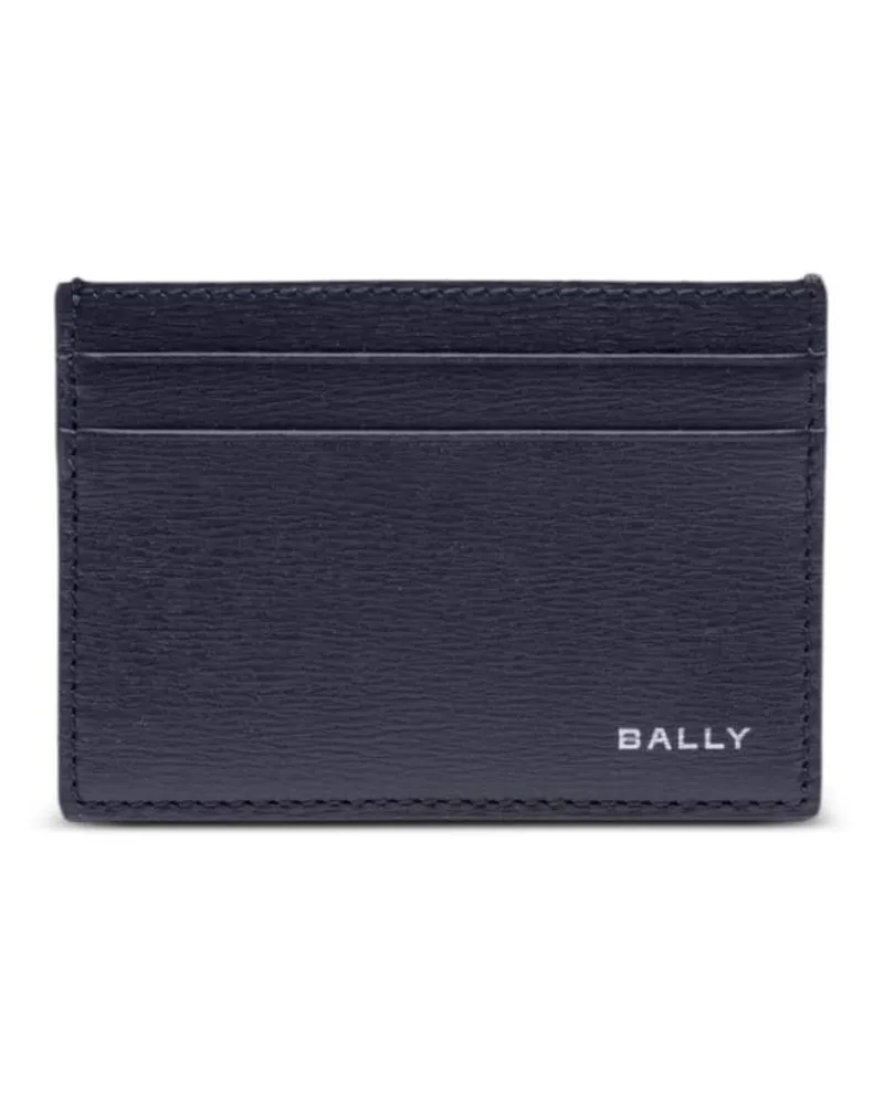Bally Kartenetui mit Logo-Stempel - Blau Blau