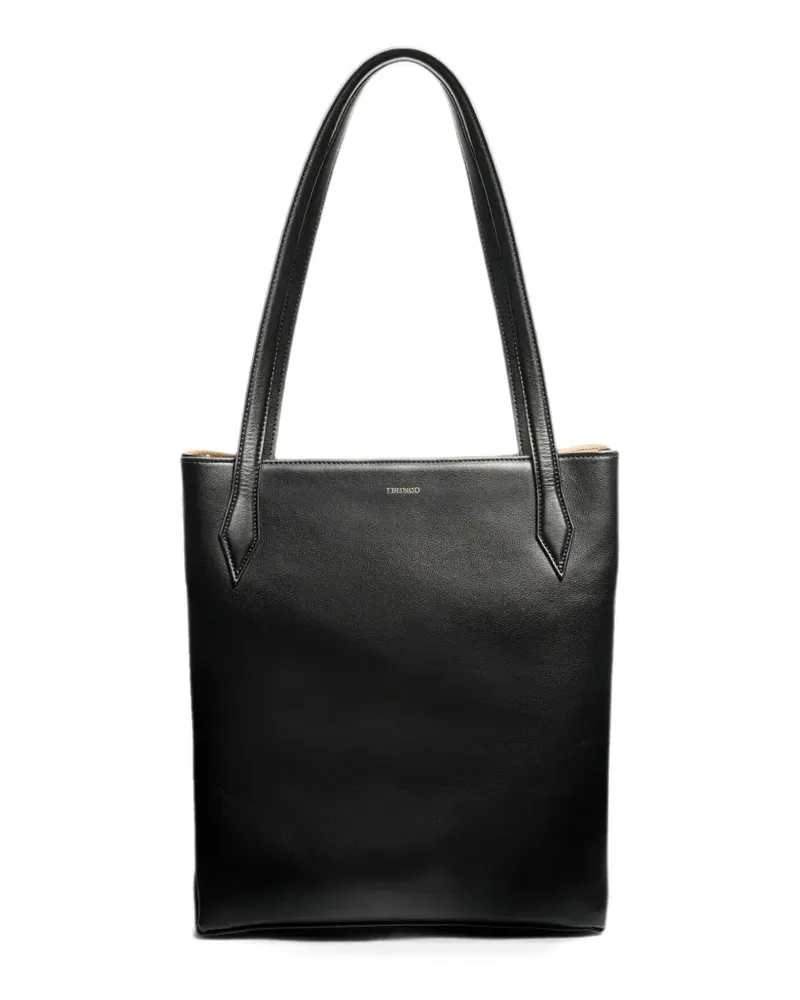 Vera Wang medium leather tote bag - Schwarz Schwarz