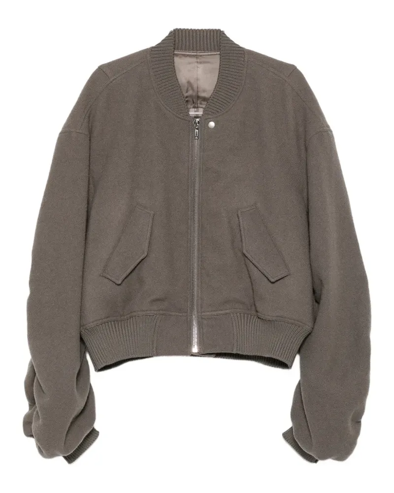 Rick Owens Secchia zip-fastening bomber jacket - Grau Grau