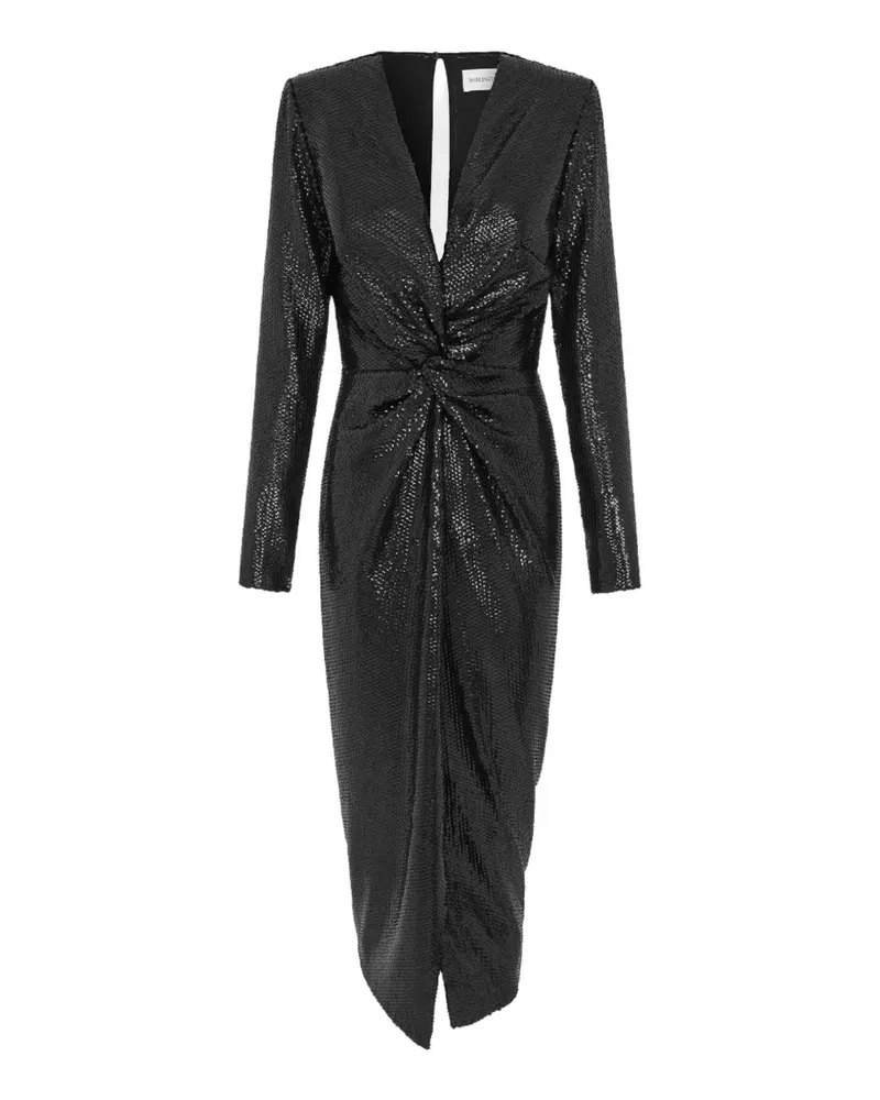 16ARLINGTON Vesta sequin-embellishedmidi dress - Schwarz Schwarz