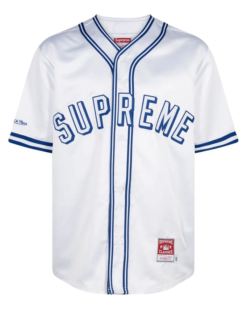 Supreme Being Mitchell & Ness Baseball-Trikot Weiß