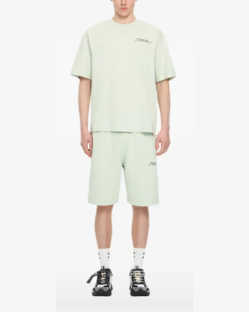 OFF-WHITE arrow round neck t-shirt - Grün Grün