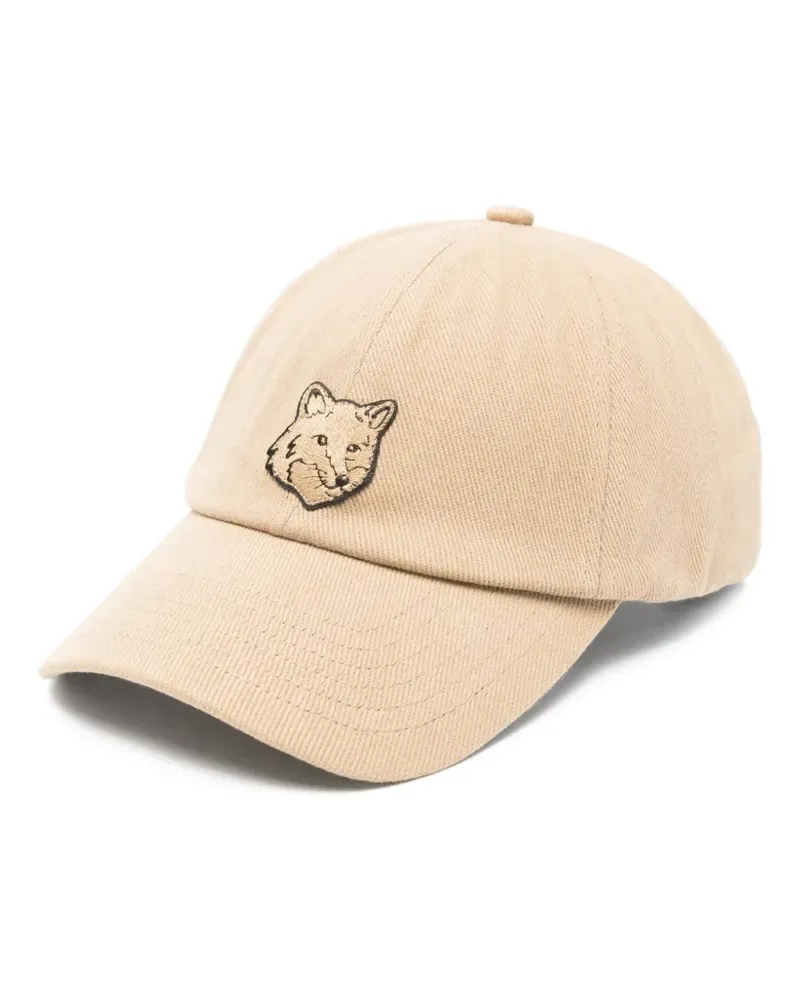 Kitsuné fox-motif cap - Nude Nude