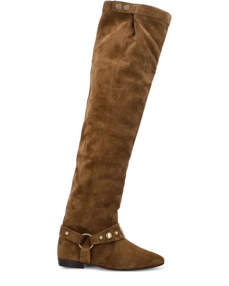 Isabel Marant Selize Stiefel aus Wildleder - Braun Braun
