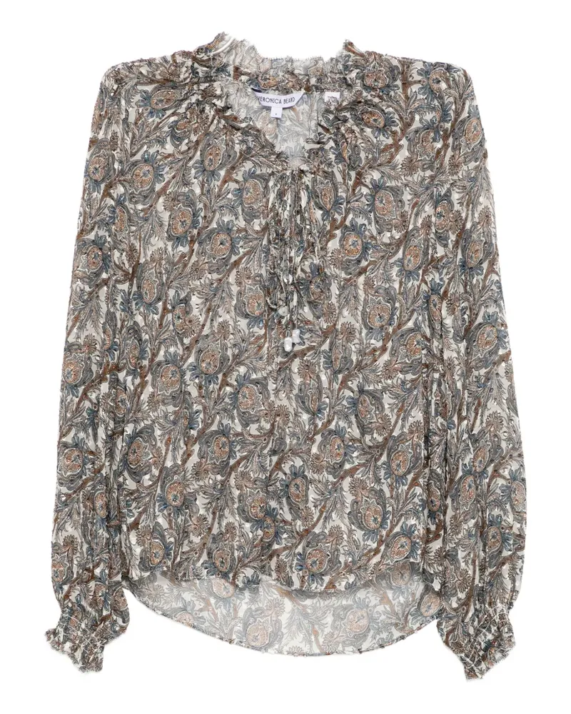 Veronica Beard Hickory blouse - Braun Braun