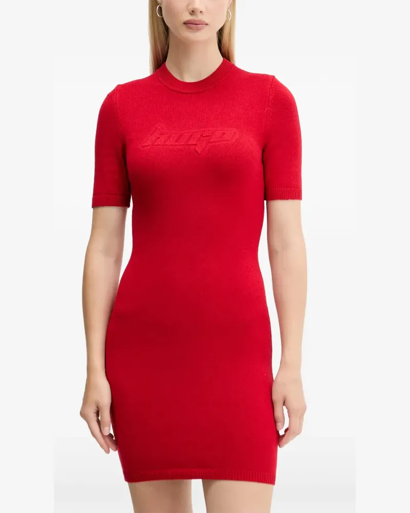HUGO BOSS short-sleeve logo dress - Rot Rot