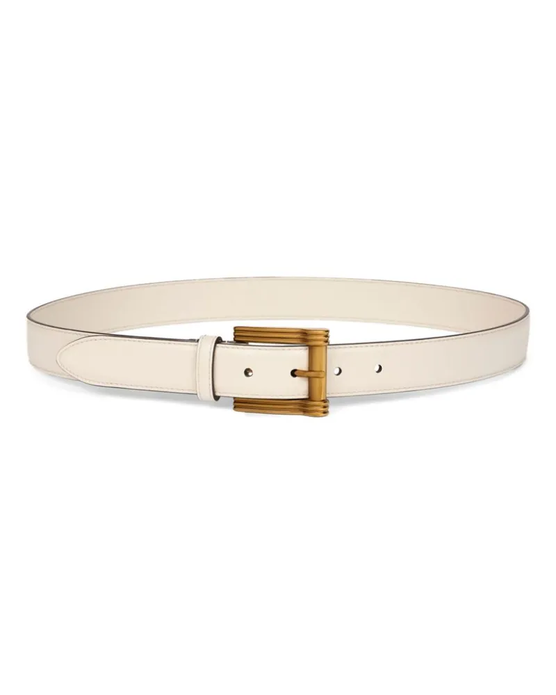 Etro Gürtel aus Leder - Weiß Weiß
