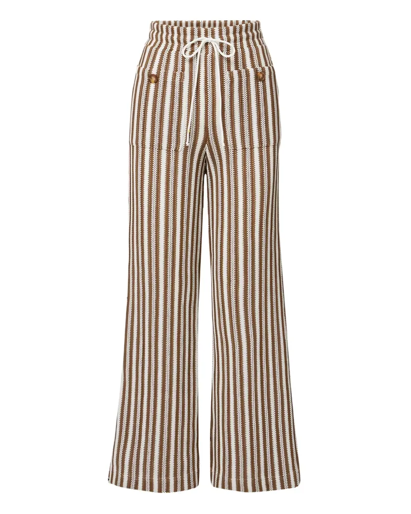 Veronica Beard Zosia Hose mit Kordelzug - Weiß Weiß