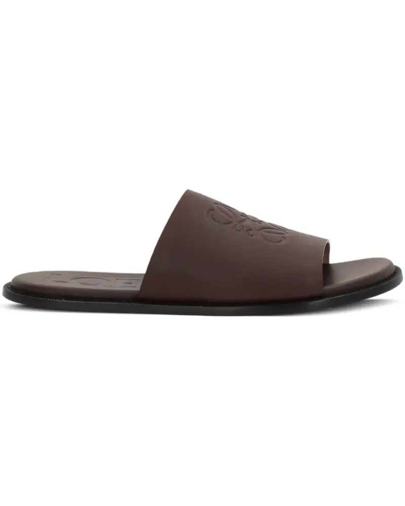 Loewe Anagram Flex Pantoletten - Braun Braun