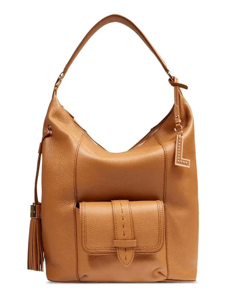 Lancel Mittelgroße Premier Flirt Schultertasche mit Quasten - Braun Braun