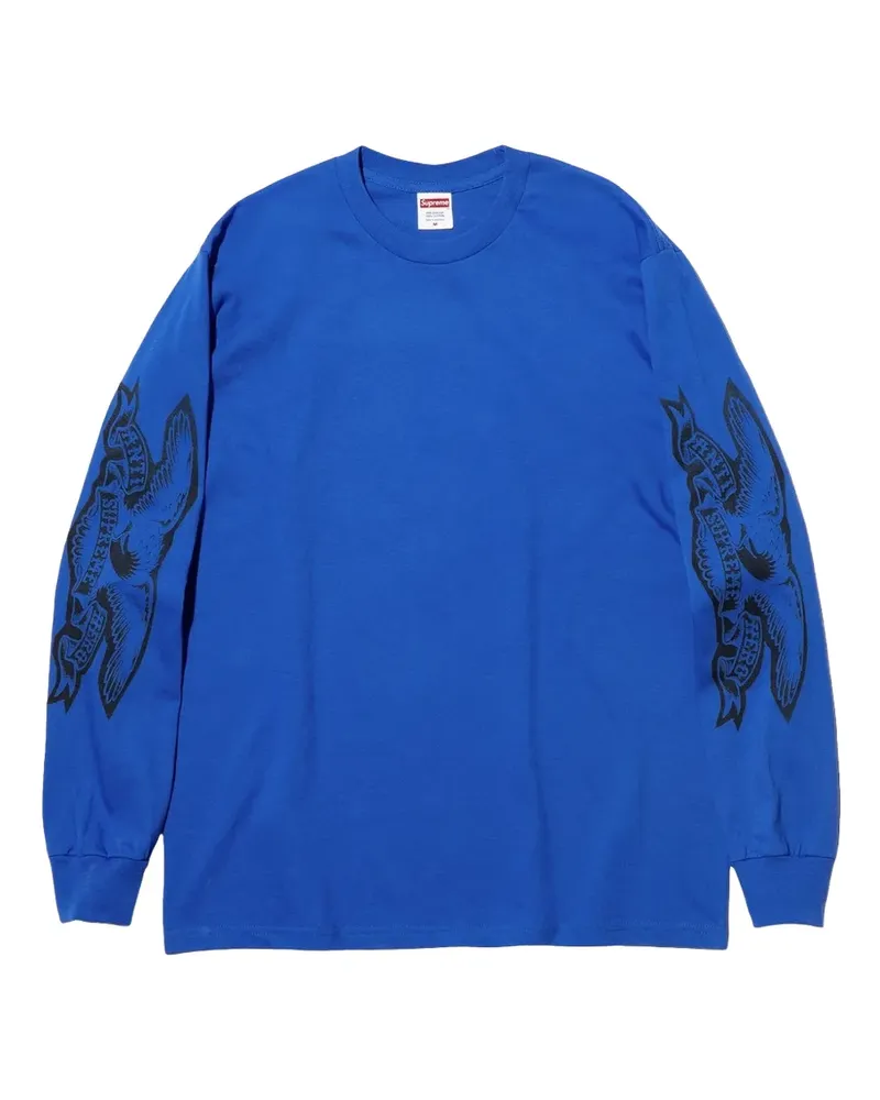 Supreme Being ANTIHERO® Eagle Langarmshirt - Blau Blau