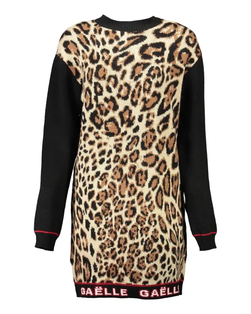 Gaëlle Bonheur Kleid mit Print - Nude Nude