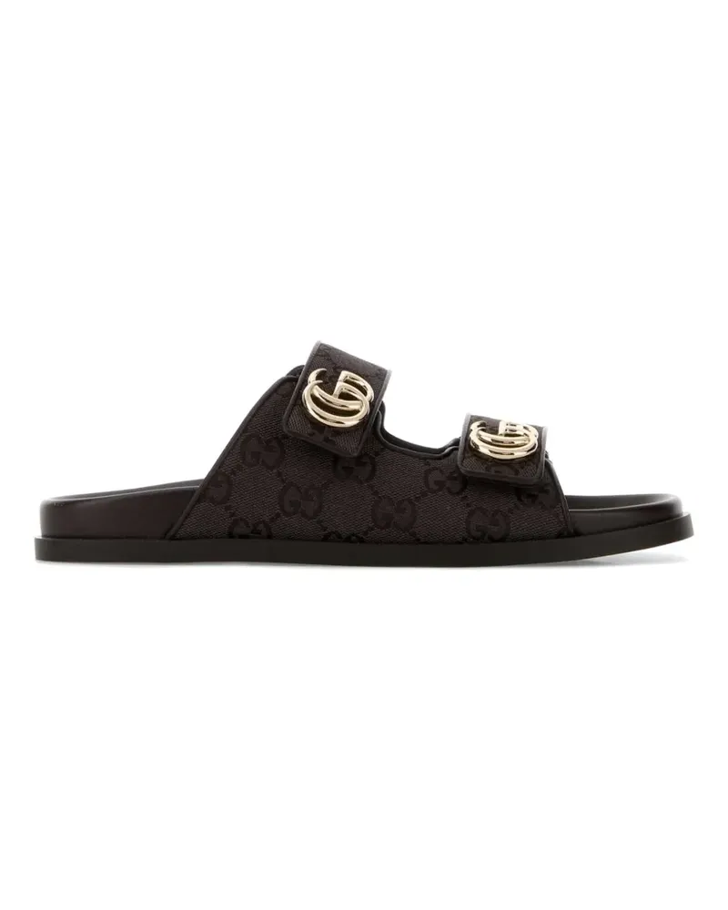 Gucci Gemusterte Sandalen - Braun Braun