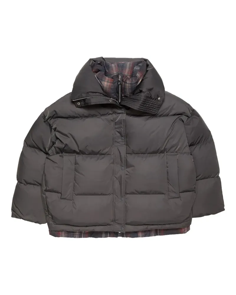 Acne Studios Karierte Jacke - Grau Grau