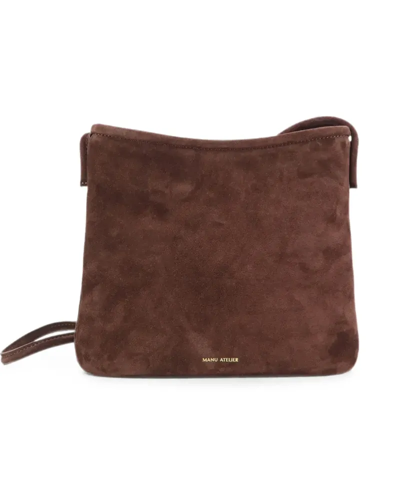 Manu Atelier Fidéle suede cross body bag - Braun Braun