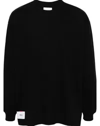 WTAPS Sweatshirt mit Logo-Print Schwarz