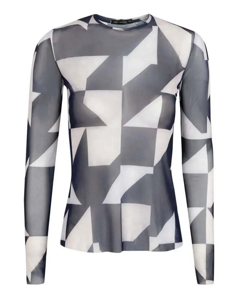 Lenny Niemeyer Oberteil mit geometrischem Print - Schwarz Schwarz