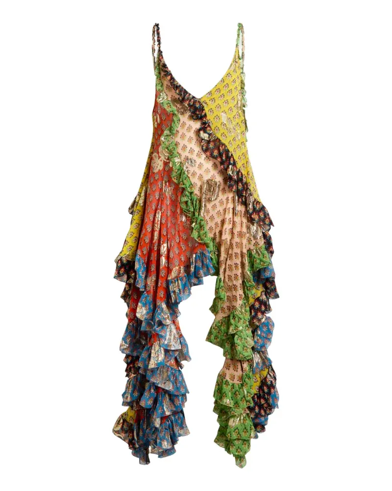 Etro Asymmetrisches Kleid - Braun Braun