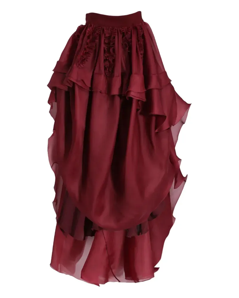 Antonio Berardi Asymmetrischer Rock - Rot Rot