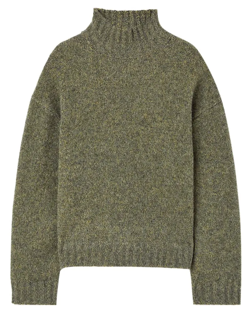 Jil Sander Pullover mit Stehkragen - Grau Grau