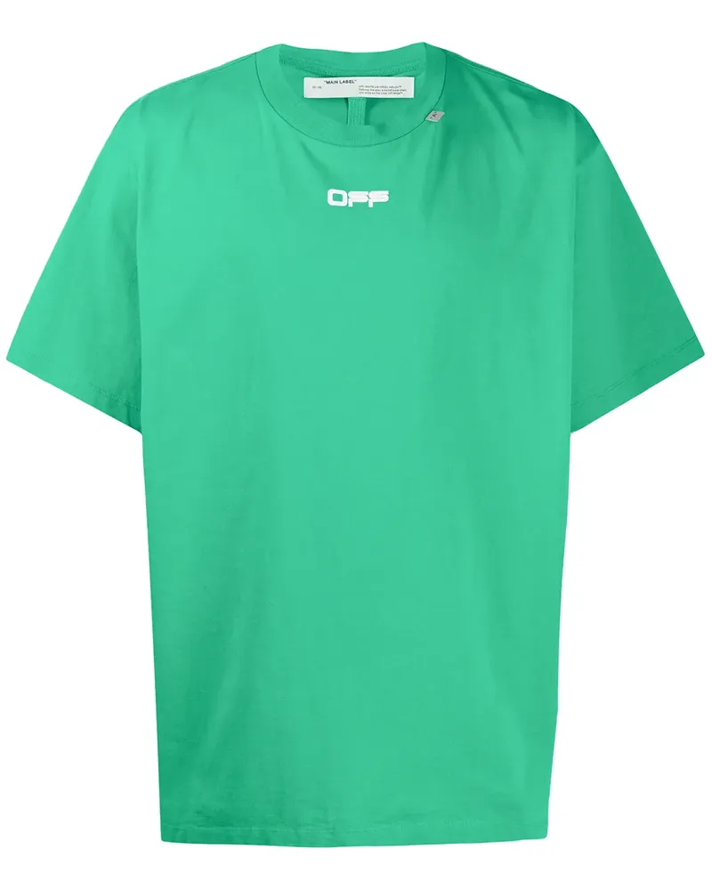 OFF-WHITE Caravaggio' T-Shirt - Grün Grün