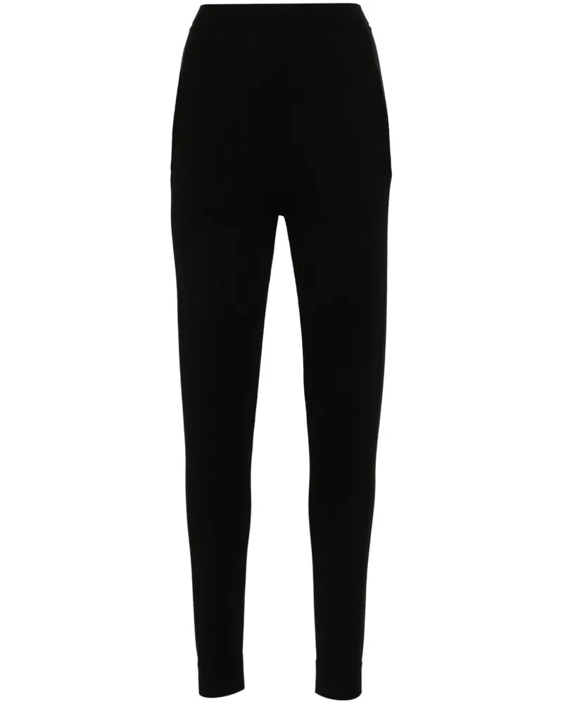 Saint Laurent Jogginghose mit Tapered-Bein - Schwarz Schwarz