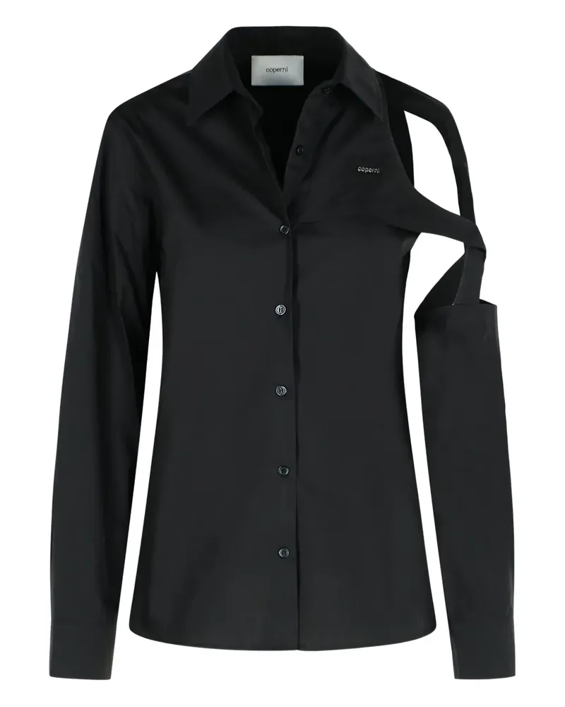 COPERNI logo cutout shirt - Schwarz Schwarz