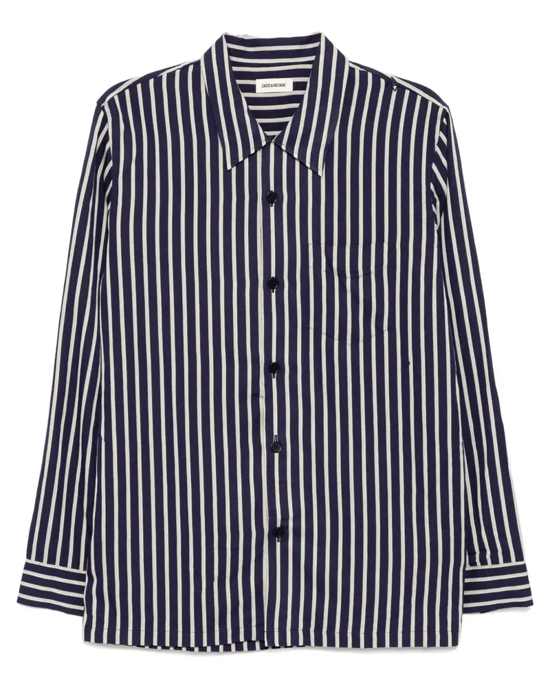 Zadig & Voltaire Gestreiftes Hemd - Violett Violett