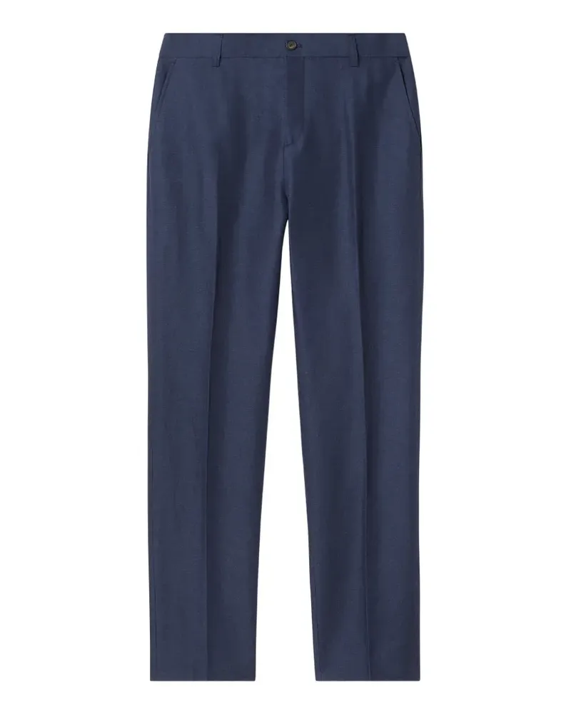 Filippa K Hugo pressed-crease tailored trousers - Blau Blau
