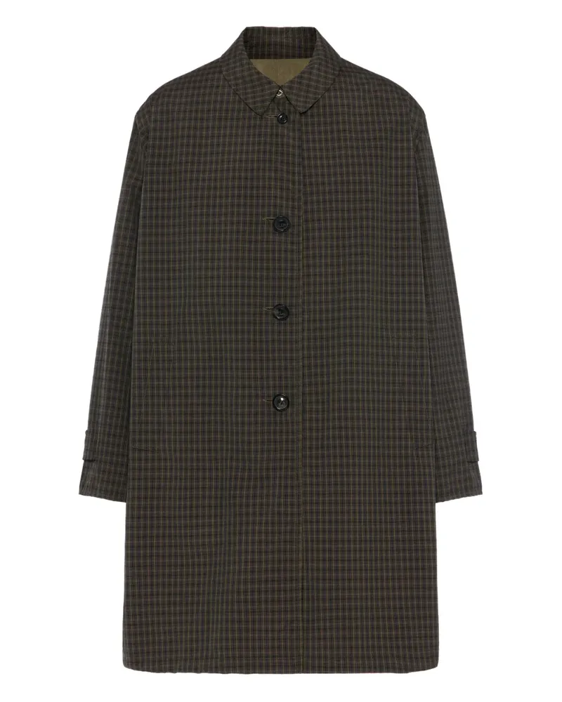 Maison Margiela Karierter Trenchcoat mit Knöpfen - Braun Braun