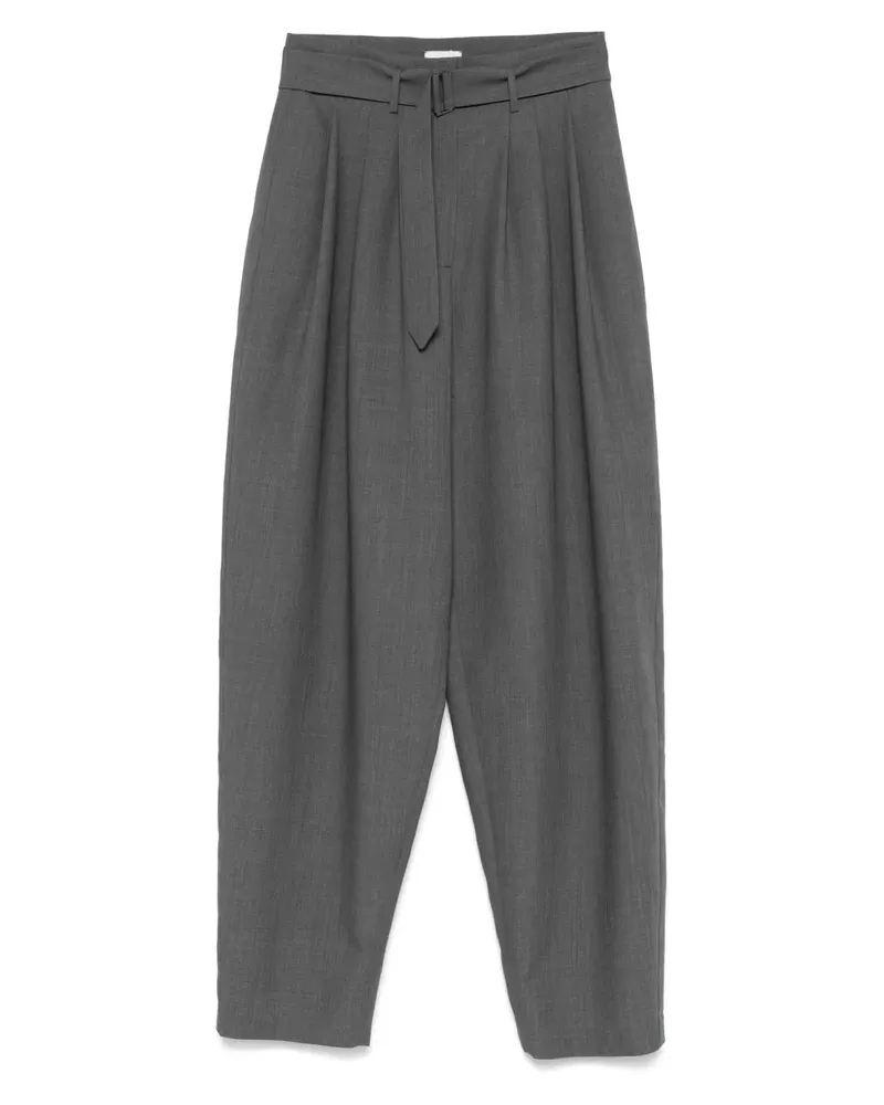 Magda Butrym Hose mit Gürtel - Grau Grau