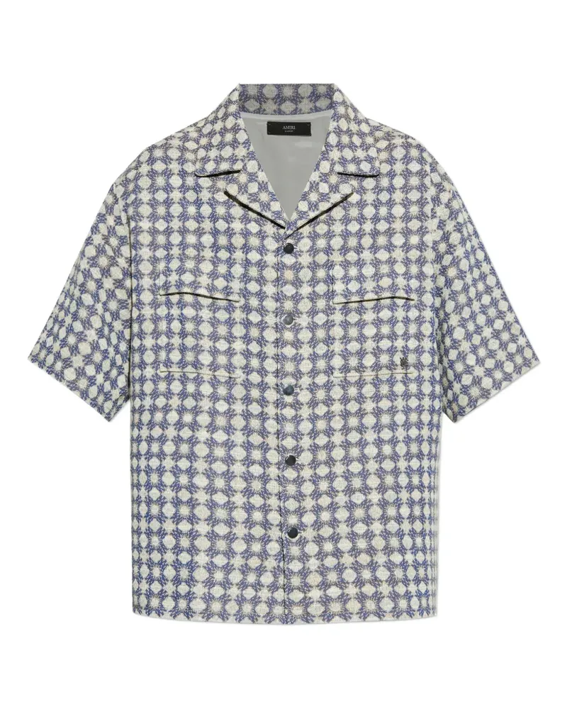 Amiri Kariertes Hemd - Blau Blau