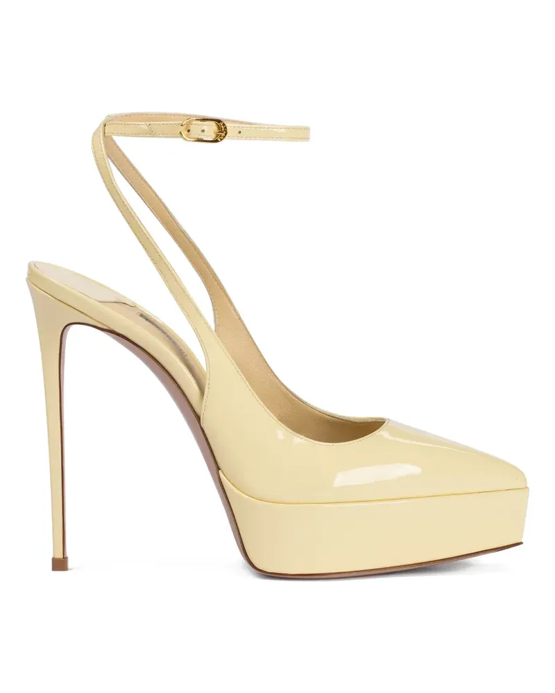 Le Silla Uma Slingback-Pumps mit Plateau - Gelb Gelb