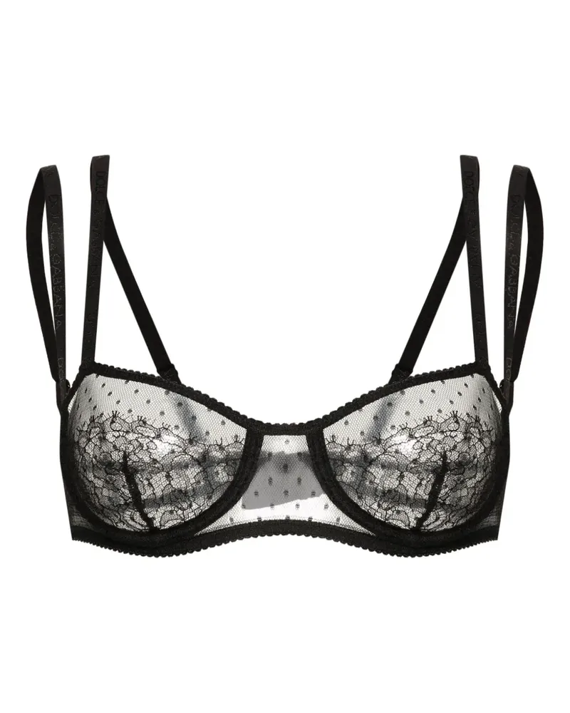 Dolce & Gabbana Klassischer BH - Schwarz Schwarz