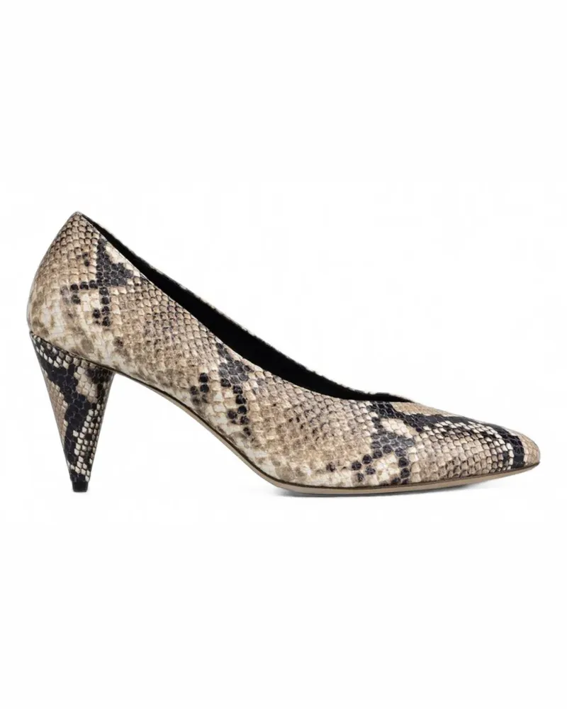 Victoria Beckham Maverick Pumps mit Schlangenprint - Nude Nude